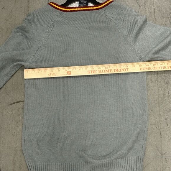 Harry Potter Gryffindor Sweater Small V-Neck Hogwarts Uniform Wizarding World - Picture 14 of 14
